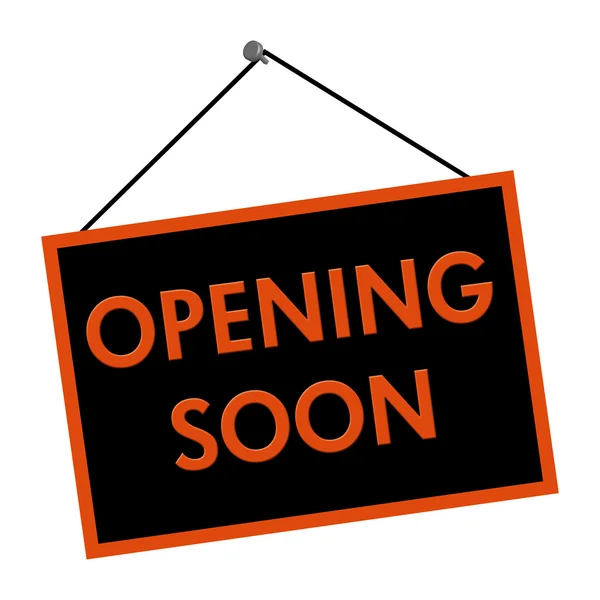 Opening Soon Sign — Stock Photo, Image