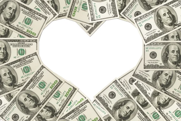 A szerelem a pénz — Stock Fotó