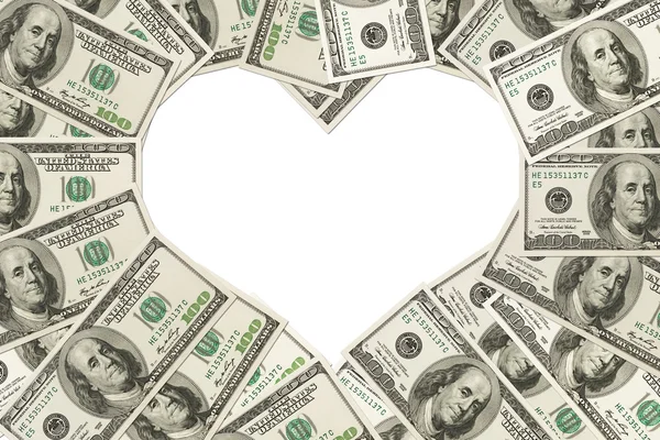 stock image The love of money