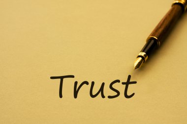 Trust in us clipart