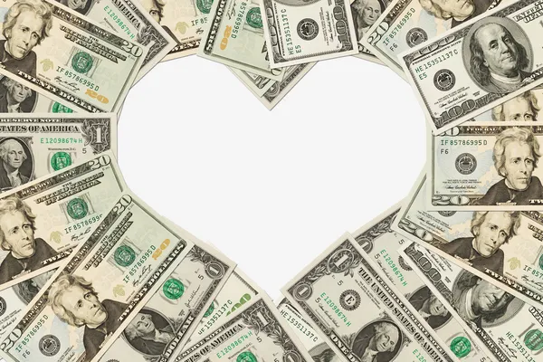 Любов до грошей — стокове фото