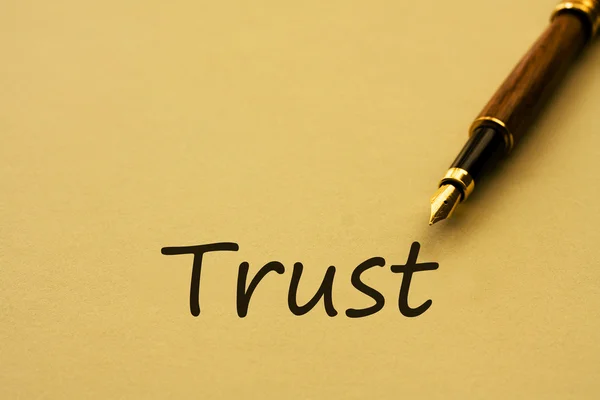 Trust in us — Stock Photo, Image