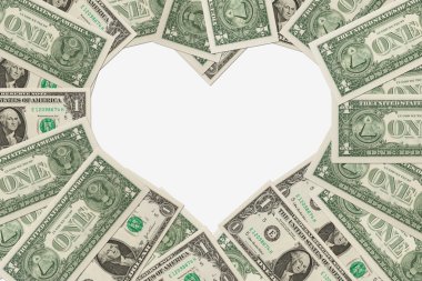 The love of money clipart