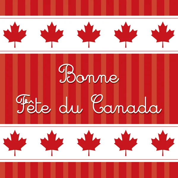 Kanada günün kutlu olsun.! — Stok Vektör
