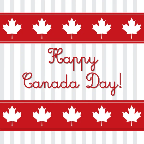 행복 한 카나다의 날! — 스톡 벡터