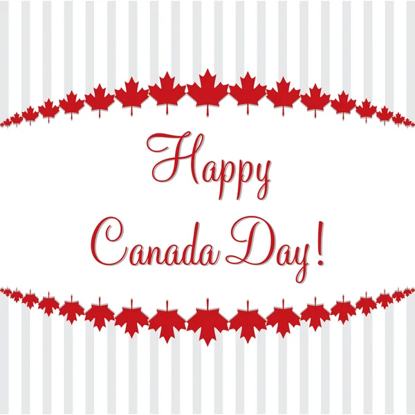 Heureux jour du canada! — Image vectorielle