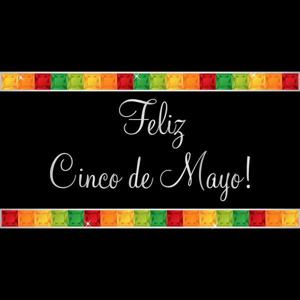 Cinco de mayo chili tebrik kartları Vektör formatında. — Stok Vektör