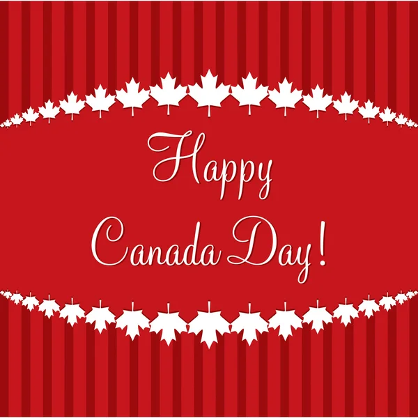 Fröhlicher Kanada-Tag! — Stockvektor