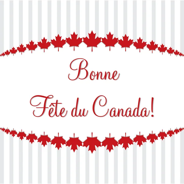 Felice giorno del Canada! — Vettoriale Stock