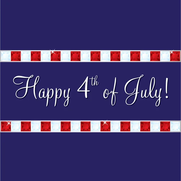 Щасливий 4 липня ! — стоковий вектор