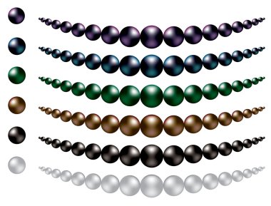 Black South Sea Pearls clipart