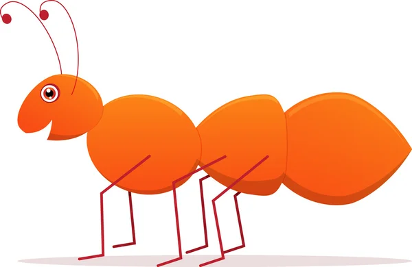 Cute Cartoon Vector Ant — Stock Vector