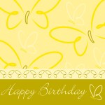 Download Happy Birthday butterfly card — Stock Vector © piccola ...