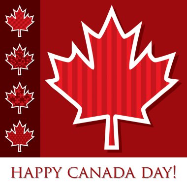 Happy Canada Day! clipart