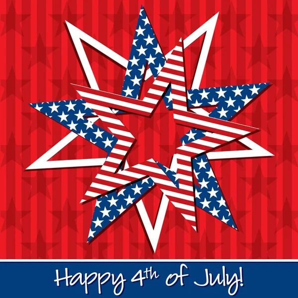 Happy 4th of July! — Stock Vector