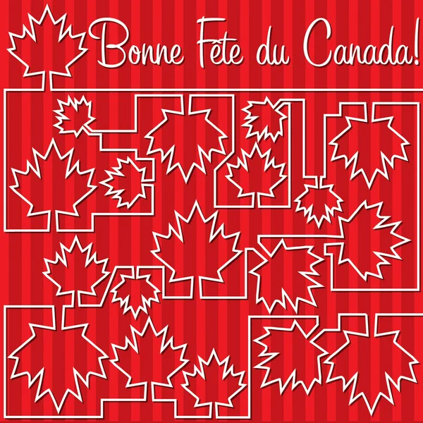Bonne Fete Du Canadá ! — Vector de stock