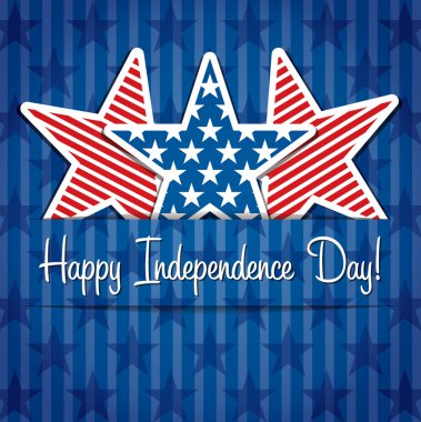 Happy 4th of July! clipart