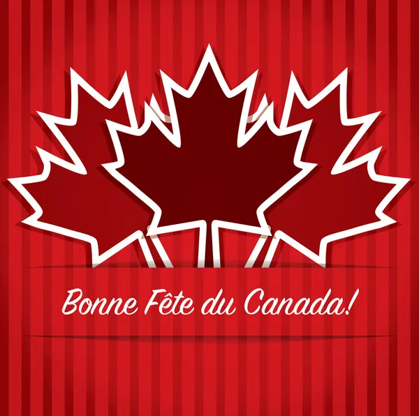 Счастливого дня Канады! — стоковый вектор