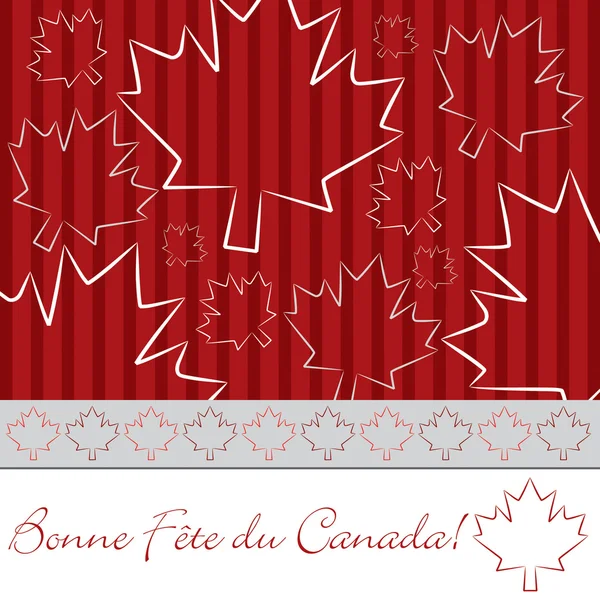 Feliz dia do Canadá! — Vetor de Stock