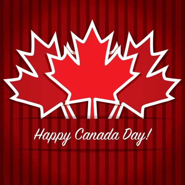 Feliz dia do Canadá! —  Vetores de Stock