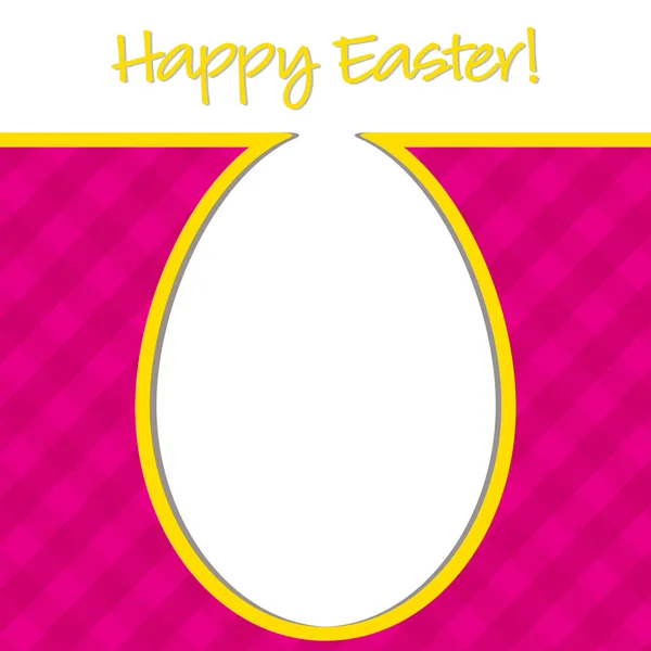 "Šťastné Velikonoce "jasná karta s vajíčkem ve vektorovém formátu. — Stockový vektor