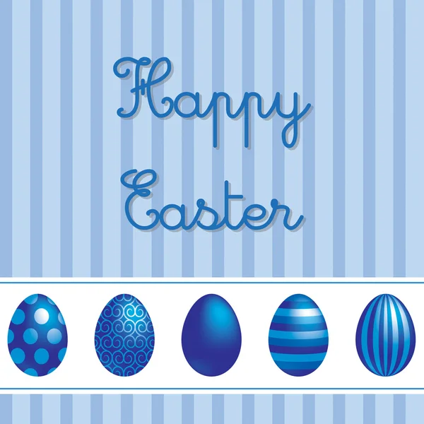 English vector Easter card design. — Stock Vector
