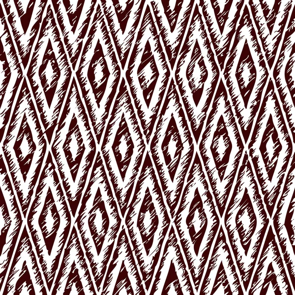 Rhombs - oude etnische doek — Stockvector