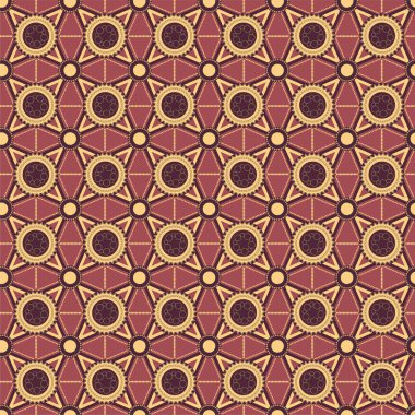 arka plan ile geometrik süsler