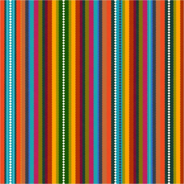 Pattern with colorful zig zag — Stock Vector
