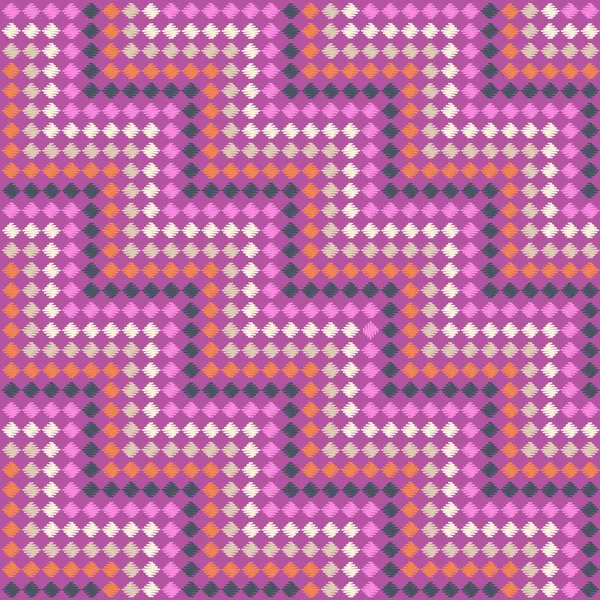 Patrón Zigzag en pasos - bufanda de color — Vector de stock