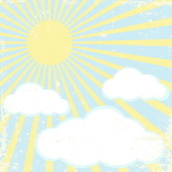 太阳背景 — 图库矢量图片