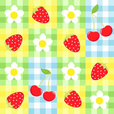 Berry pattern clipart