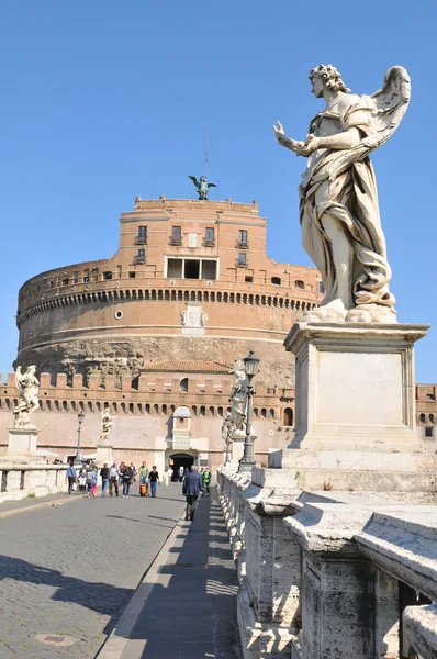 Замок Сан-Анджело в Риме, Италия — стоковое фото