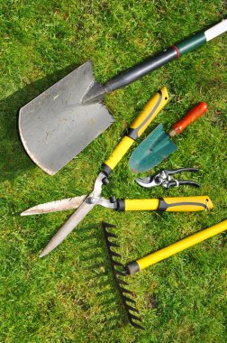 Garden tools clipart