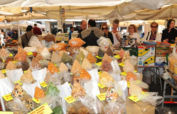 Campo de fiori, Rzym — Zdjęcie stockowe