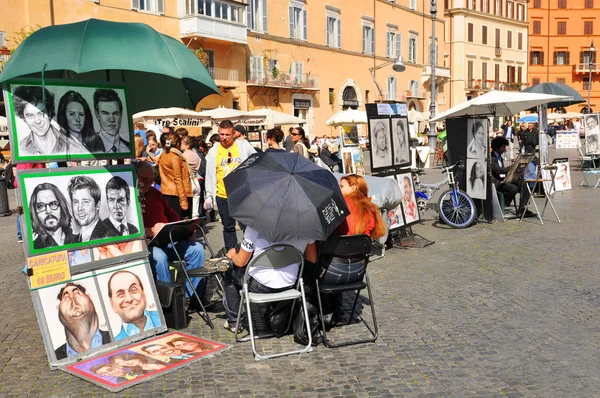 Piazza navona, Roma — Stok fotoğraf