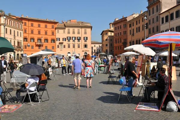 Piazza Navona, Rome — Stockfoto