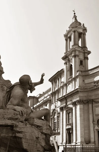 Piazza Navona, Рим — стоковое фото