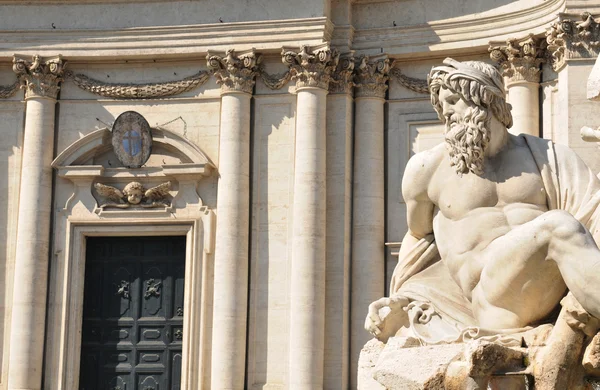 Piazza navona, Řím — Stock fotografie