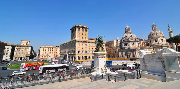 Piazza Venezia, Rome — Stock Photo, Image
