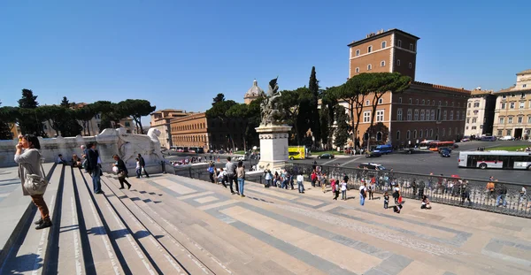 Piazza Venezia, Roma — Foto de Stock