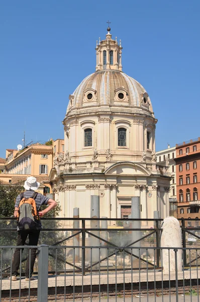 Touristen in Rom — Stockfoto