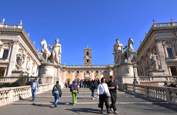 Piazza del Campidoglio, Roma — Stok Foto