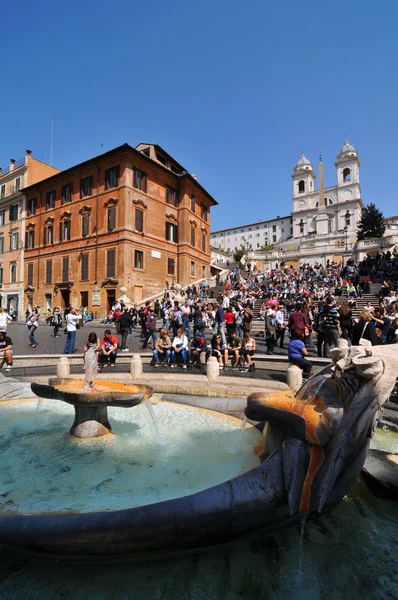 Piazza di Spagna, Rzym — Zdjęcie stockowe