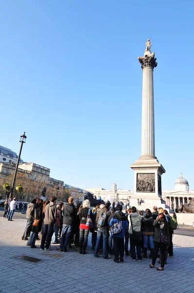 Touristen in London — Stockfoto