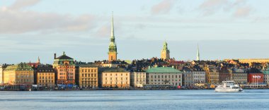 Stockholm panorama clipart