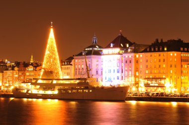 Christmas in Stockholm clipart