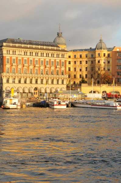 Estocolmo al atardecer —  Fotos de Stock