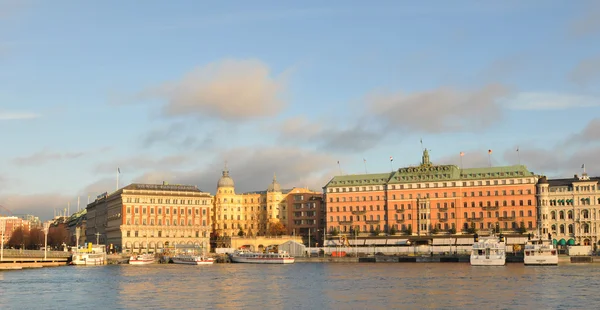 Estocolmo ao pôr do sol — Fotografia de Stock