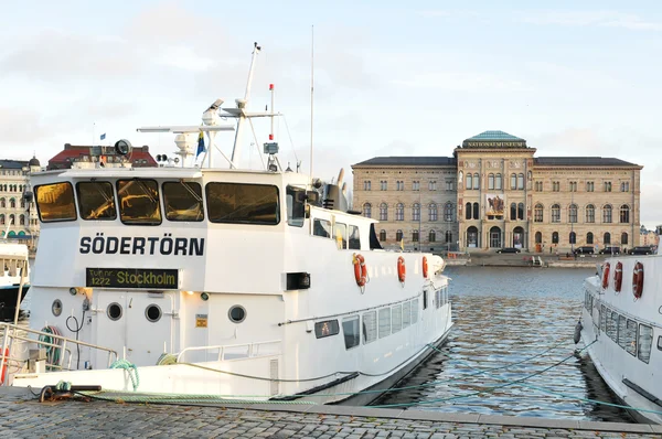 Stockholm harbor — Stock Photo, Image